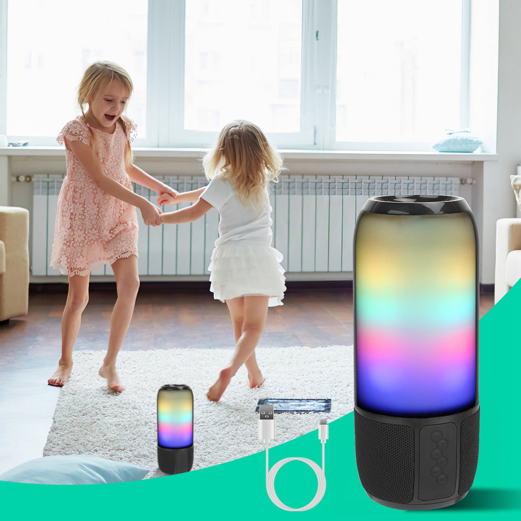 360 Speaker™ – Stereo Sound w/ RGB Light Show (Dual Pairing)